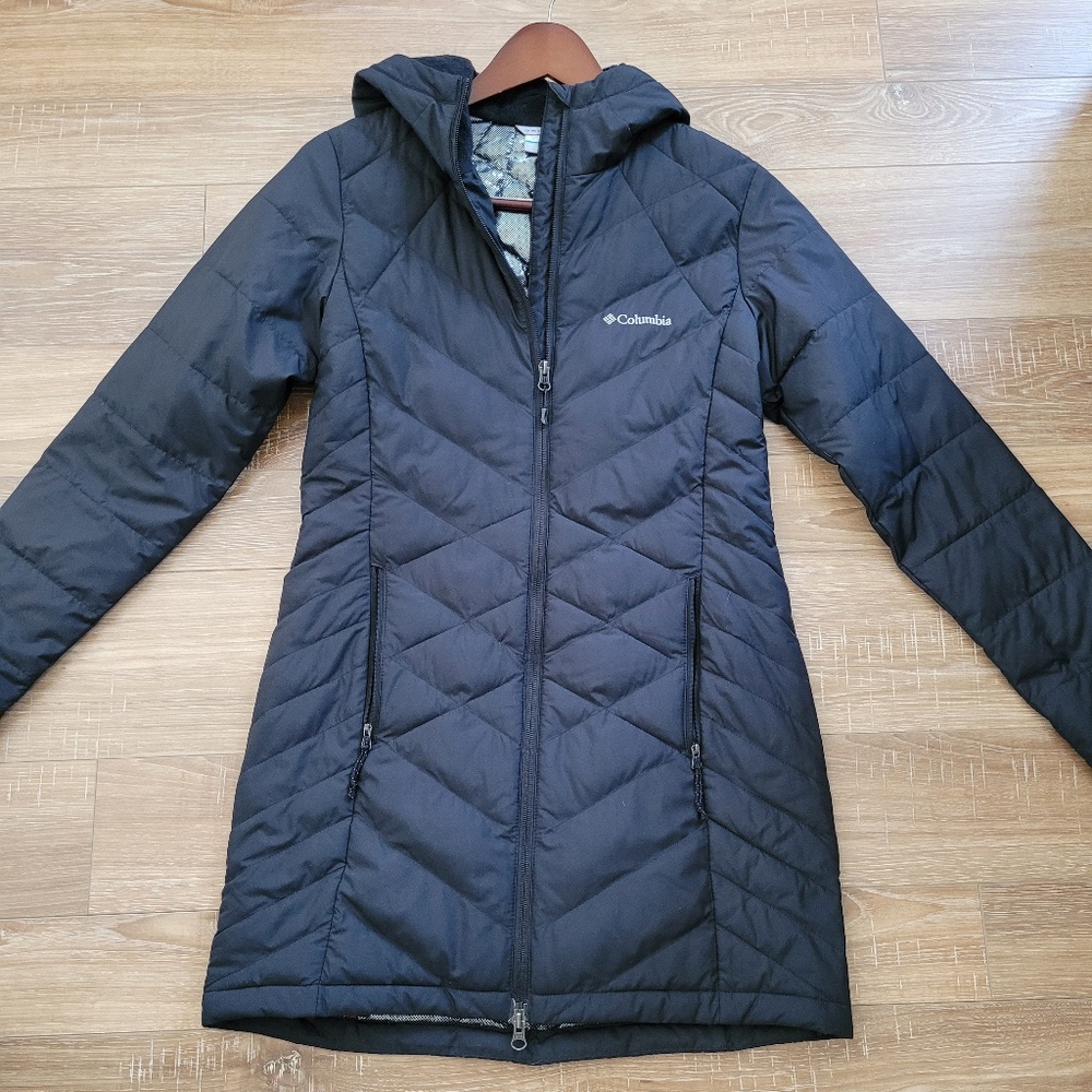Columbia Heavenly Long Hooded Jacket (Excellent Used Condition)